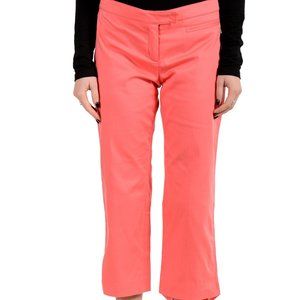 Malo Women's Pink Cropped Stretch Pants